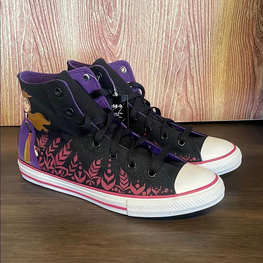 New Converse ALL-STAR Disney Frozen 2 Princess Anna Hi-Top Sneakers